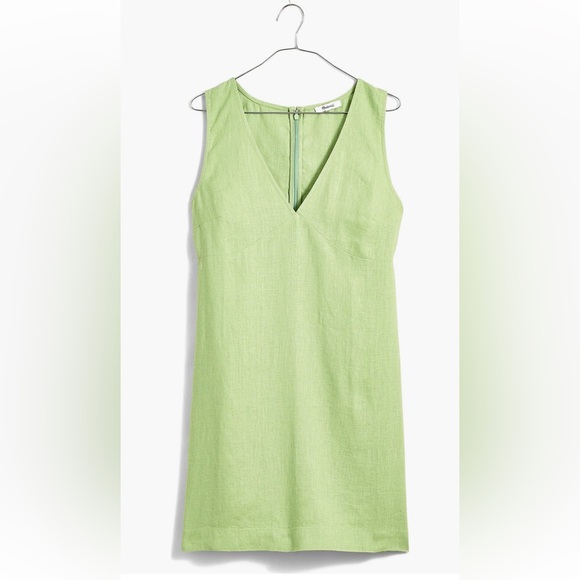 Madewell Green Mini Dress - Picture 1 of 2